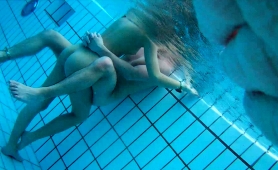 Lustful Girl With A Lovely Ass Gets Fucked In The Pool