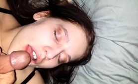 Chunky Brunette Wife Drilled Deep And Facialized Pov Style