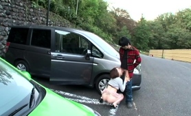 Sexy Slender Japanese Wife Enjoying Passionate Outdoor Sex