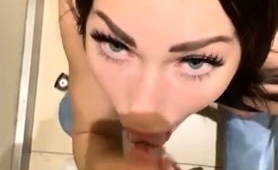 Mesmerizing Amateur Brunette Worships A Meat Stick In Pov