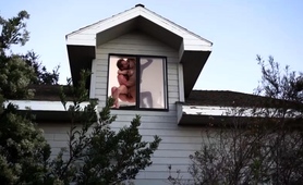Sultry Teen Enjoys A Deep Doggystyle Banging By The Window