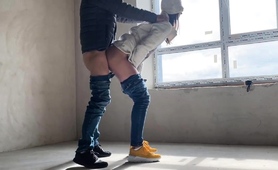 He Called A Stepsister To A Construction Site And Fucked Her