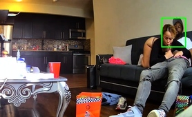 Cheating Ebony Wife Sucks Off Big Black Dick On Hidden Cam