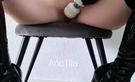 Horny Housewife Uses A Magic Wand To Make Herself Cum Hard