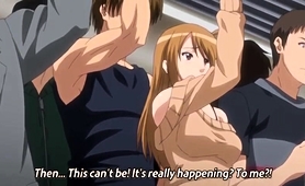 Bodacious Hentai Beauty Has A Thick Cock Invading Her Ass